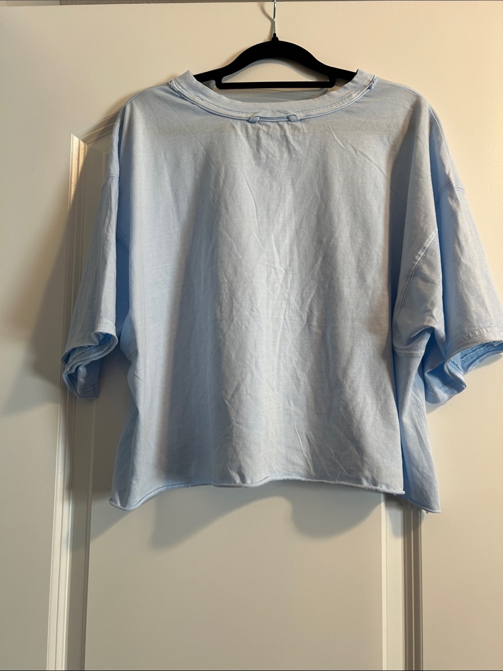 FP Movement by Free People Light Blue Crop Inspire Tee - Picture 3 of 5